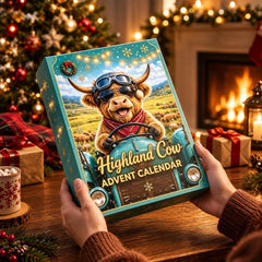 Highland Cow Advent Calendar 2026 Countdown 24 Day Halloween Xmas Figure 3D Gift