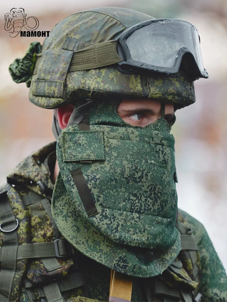 Russian Army 6B49 Replica Face Mask and Leg Armor, EMR Camo Toy