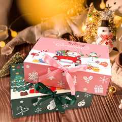 4/12pcs Large Christmas Gift Boxes with Lids - Elegant Party Favor Boxes, for Holiday Decorations, Wedding, Birthday, New Year'S