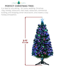 A 3-Foot Christmas Tree with 85 Branches, PVC, Star Shaped Top Cover, Plastic Base, 90cm, Suitable for Home, Office, Party, Holiday Decoration - Durable, Easy to Assemble, White