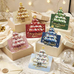12 Pack 3D Pop Up Christmas Greeting Cards, Merry Christmas Cards Handmade Cards with Envelopes Xmas Gift Cards for Christmas