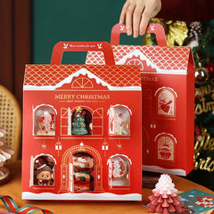 Christmas Themed Multipurpose Gift Box Creative High‑end Packaging Container Snack Treats Jewelry Accessories Holiday Present