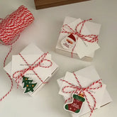 100m Red White Decorative Rope for Christmas Gift Wrapping & Tree Decor. Sturdy Craft Cord for Holiday Party Planners