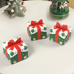 10/30/50PCS 2024 New Christmas New Personalised Christmas Eve Gift Box Xmas Present Party Favour Foldable Gift Boxes