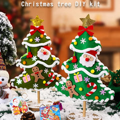Christmas Tree Crafts Kits DIY Christmas Decoration Handmade Toys Puzzle Craft Kit Toys Christmas Gifts