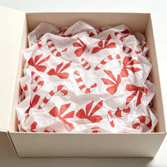 Christmas Candy Cane Tissue Paper, Christmas Gift DIY Wrapping Paper, Thanksgiving Party Gift Box Filler
