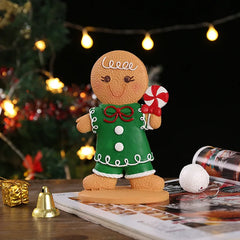 Christmas Gingerbread Man Doll Tree Pendant Ornaments Holiday Party Supplies Home Party Navidad Christmas Decoration Kids Gift