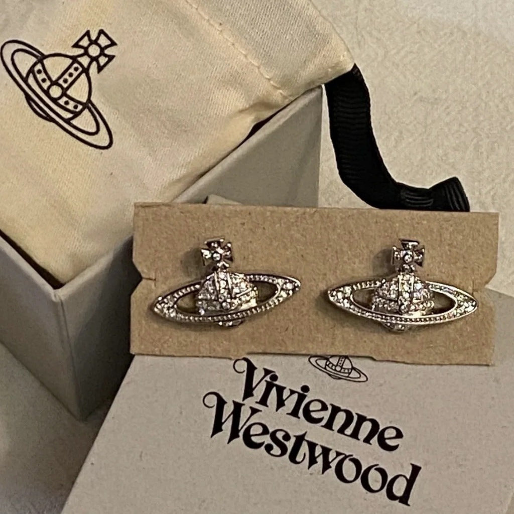 Ecocity Saturn Earrings, Gift Packaging