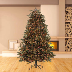 1000 LED 25M Treebrights Christmas Tree Lights Timer Red & Vintage Gold