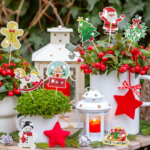 12 Pcs Christmas Rhinestones Painting Kits