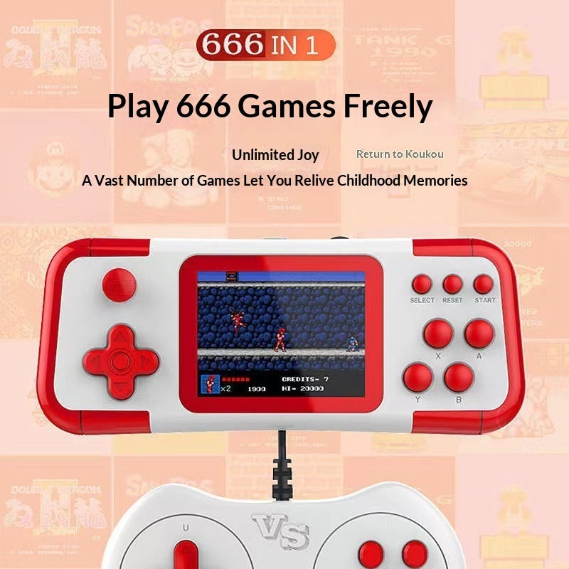 HD Handheld Dual-player Mini Game Console
