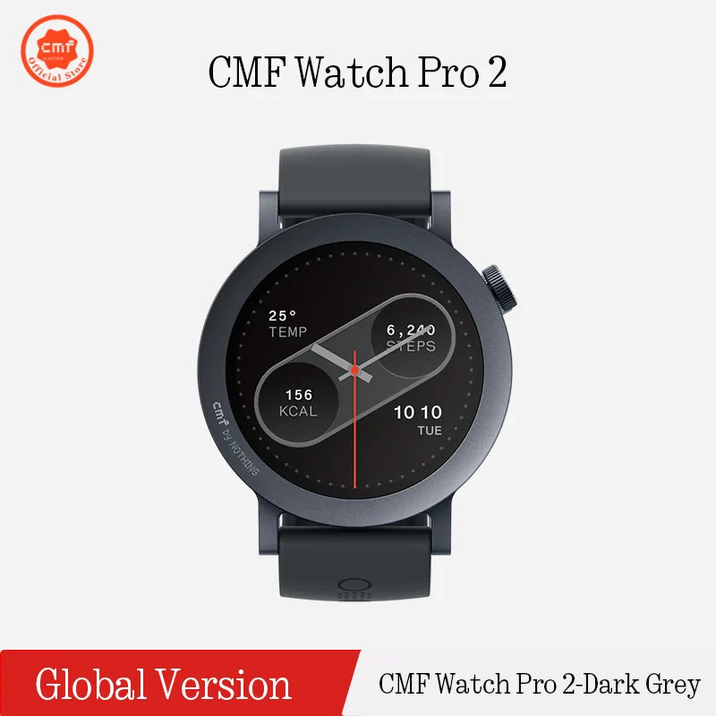 CMF Watch Pro 2 - Smartwatch with 1.32’’ AMOLED Display, 11 Days Battery Life, Bluetooth Calls with AI Noise Reduction, GPS, Android iOS