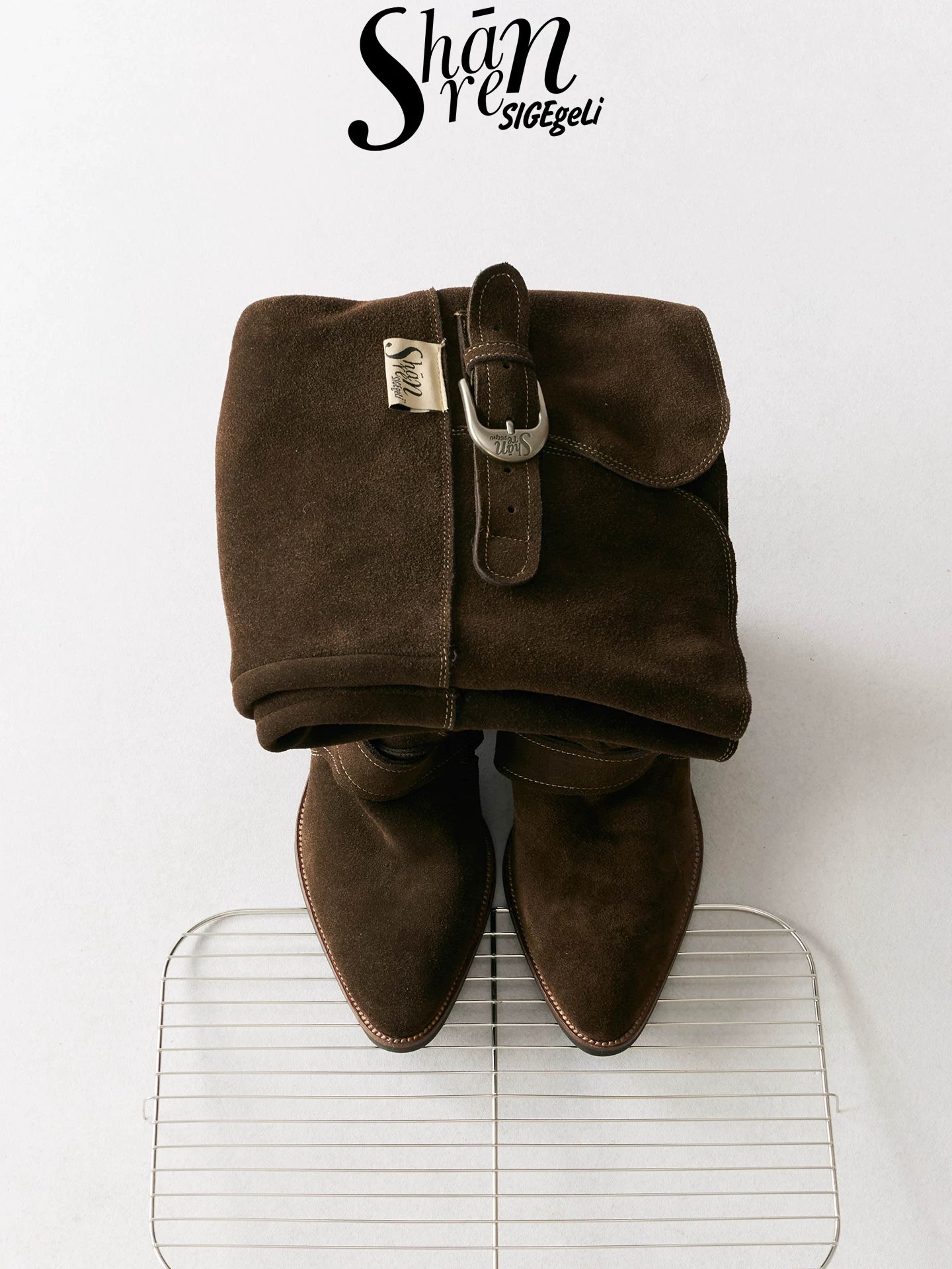 ShānRen Pointed Toe Three-Way Slouch Boots