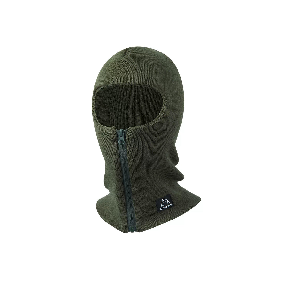 Covemont Knit Balaclava, Windproof Face Mask for Cycling and Skiing - Army Green