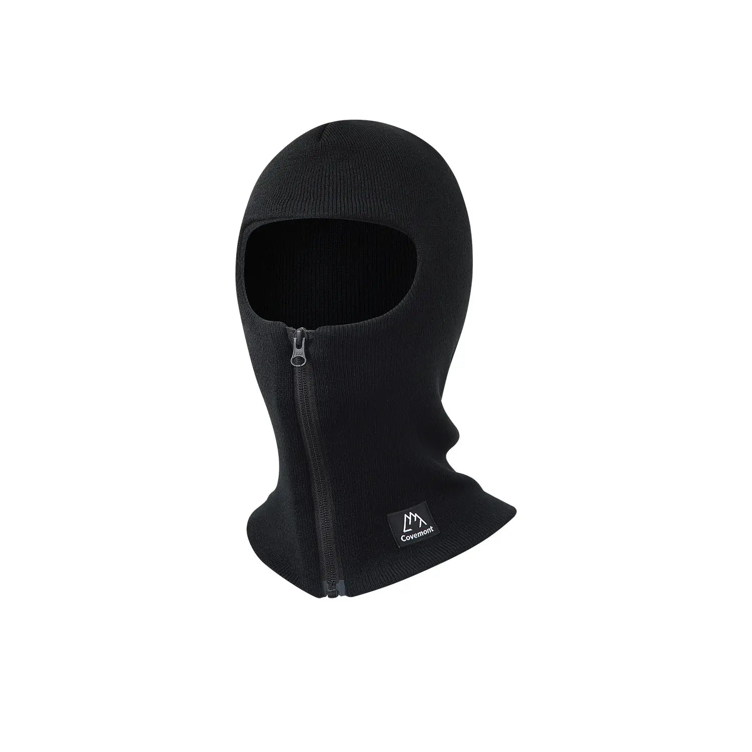 Covemont Knit Balaclava, Windproof Face Mask for Cycling and Skiing - Black