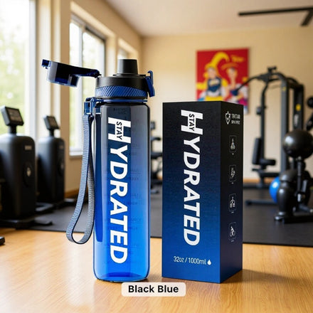1L Gradient Frosted Water Bottle