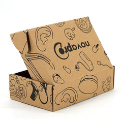 100PCS Wholesale Custom Mailer Boxes, Corrugated Cardboard Shipping Boxes with Custom Logo, Packaging Gift Boxes