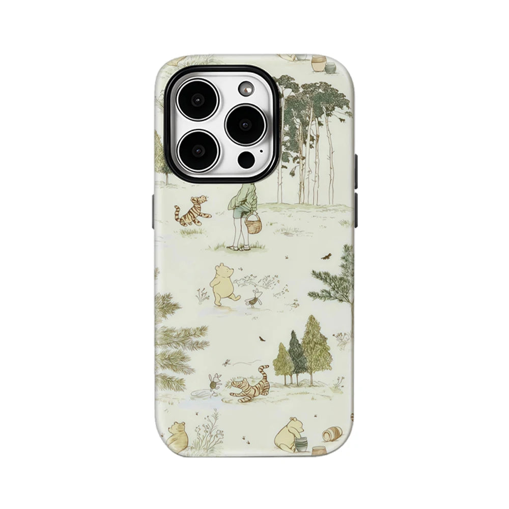 Bear Forest IPhone17 Must-Haves Phone Case for IPhone 17 16 15 14 13 12 11 Pro Max Plus Double-layer Back Cover