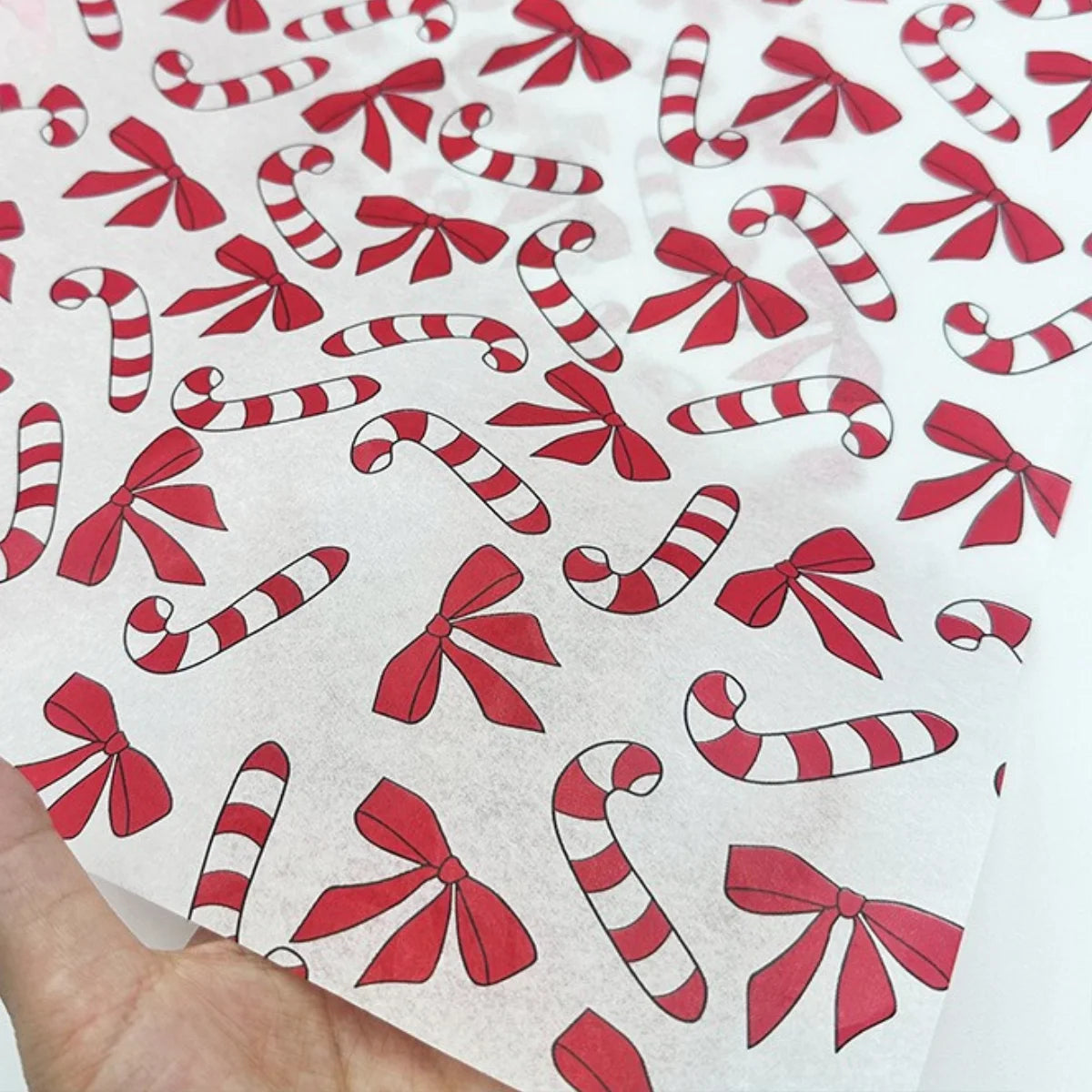 Christmas Candy Cane Tissue Paper, Christmas Gift DIY Wrapping Paper, Thanksgiving Party Gift Box Filler