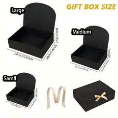 5pcs Gift Boxes with Lids Kraft Paper Gift Boxes for Presents Wedding Christmas Birthday Party Bridesmaid Proposal Boxes
