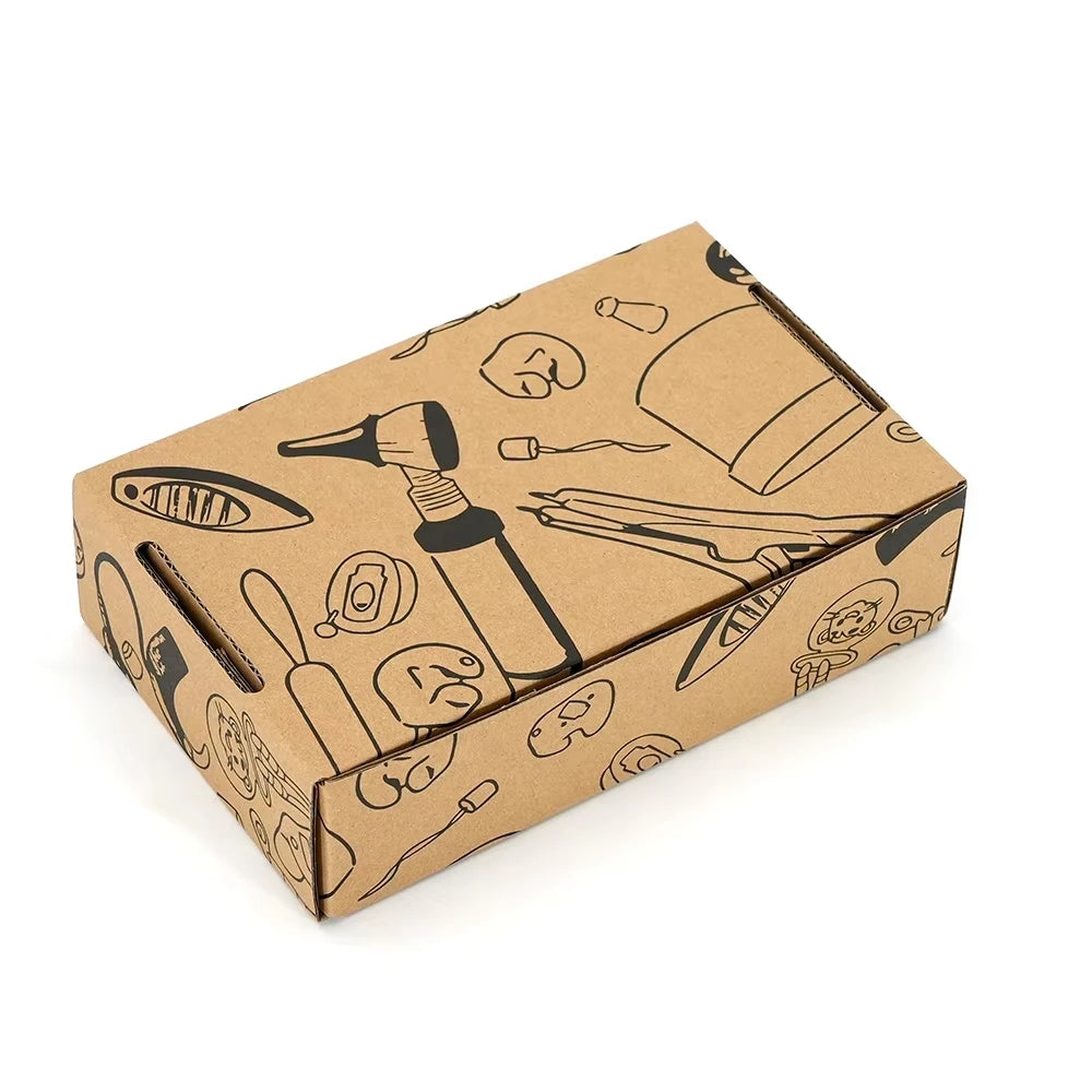 100PCS Wholesale Custom Mailer Boxes, Corrugated Cardboard Shipping Boxes with Custom Logo, Packaging Gift Boxes