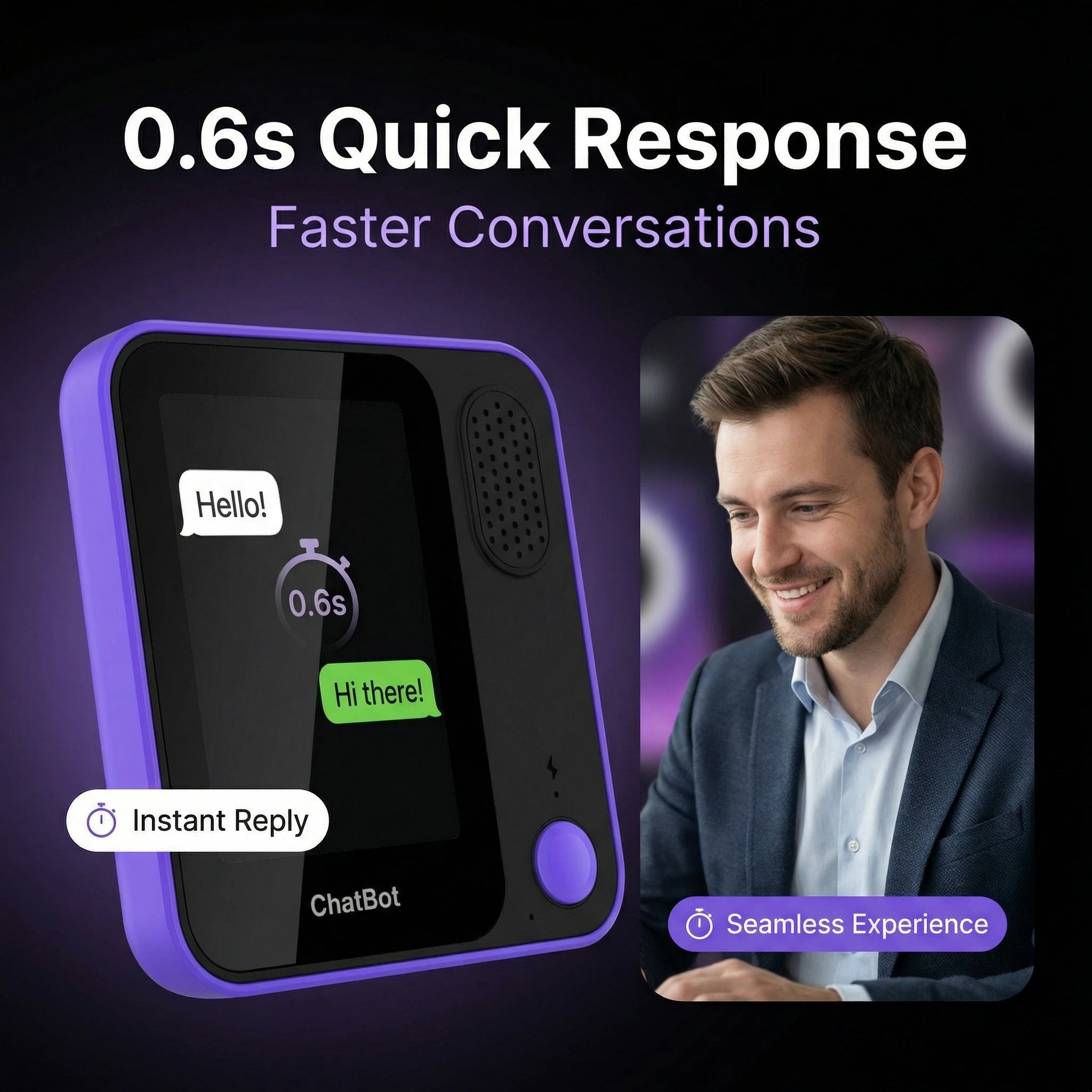AI Voice Chatbot Custom Free GPT Companion Chatbot Multilingual Emotion Recognition Privacy Protection Free Shipping