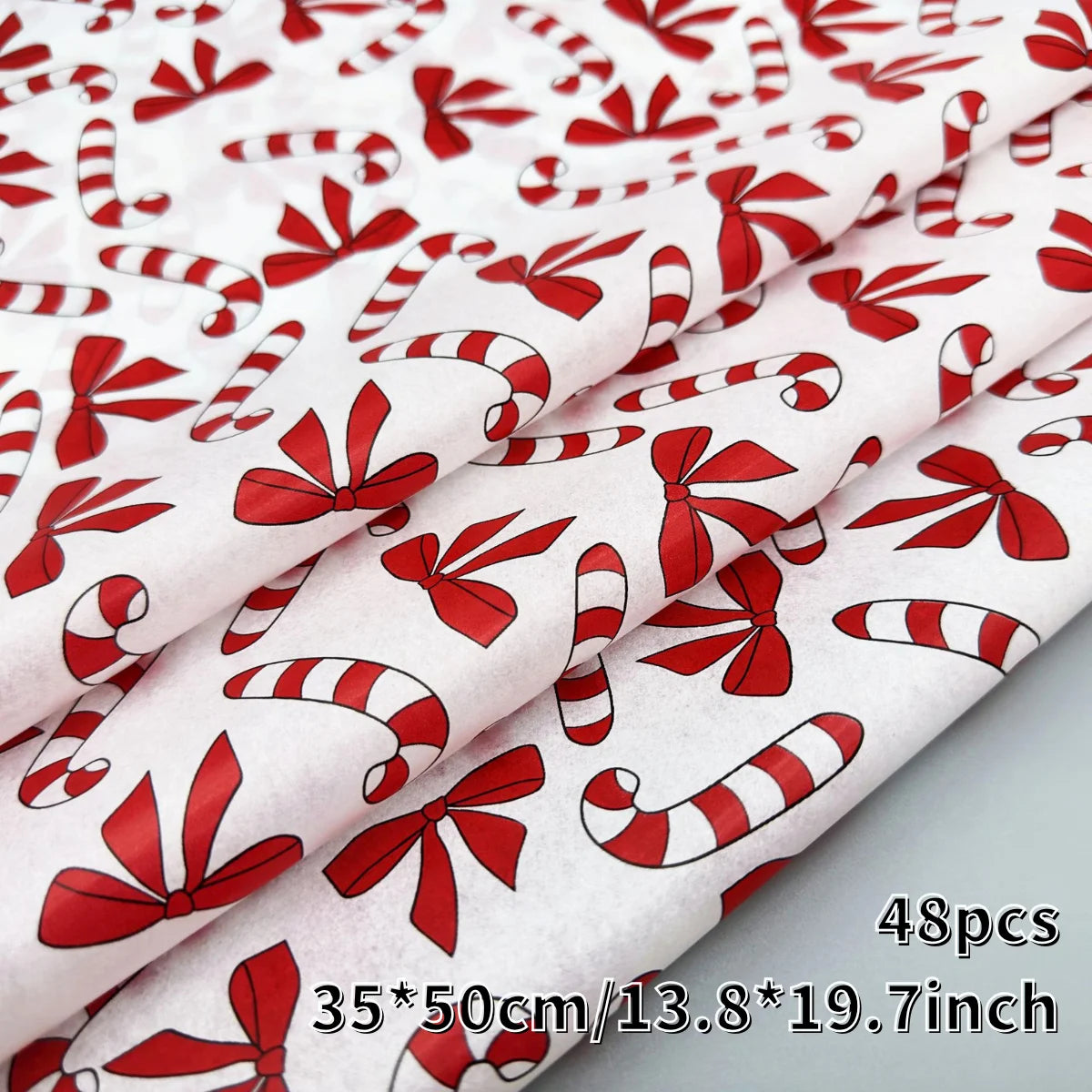 Christmas Candy Cane Tissue Paper, Christmas Gift DIY Wrapping Paper, Thanksgiving Party Gift Box Filler