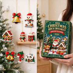 Christmas Building Block Pattern Advent Calendar,2027 Countdown Calendar Surprises Fidget for Adult Christmas Party Favors Gifts