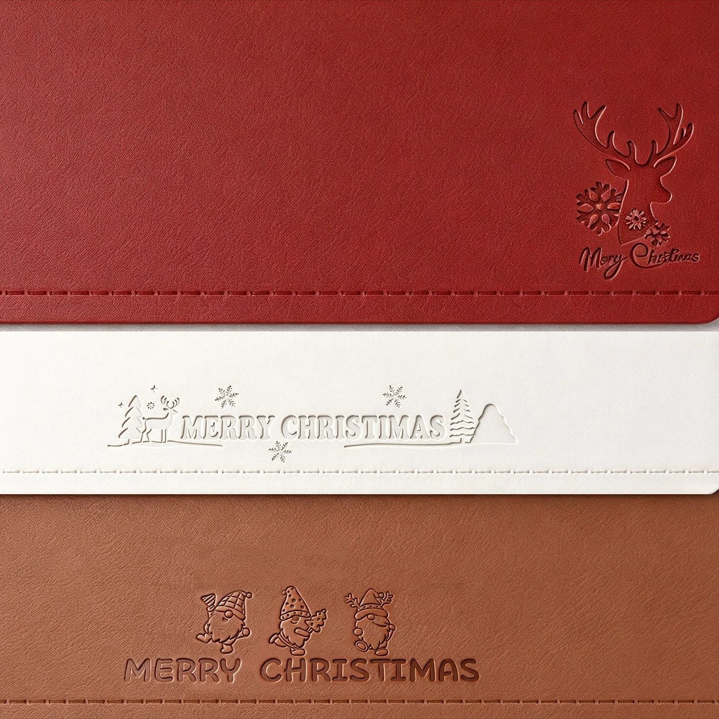 Christmas Decorations Christmas Placemats, Heat Insulation Table Mats, Bowl Pads, Atmosphere Western Table Mats