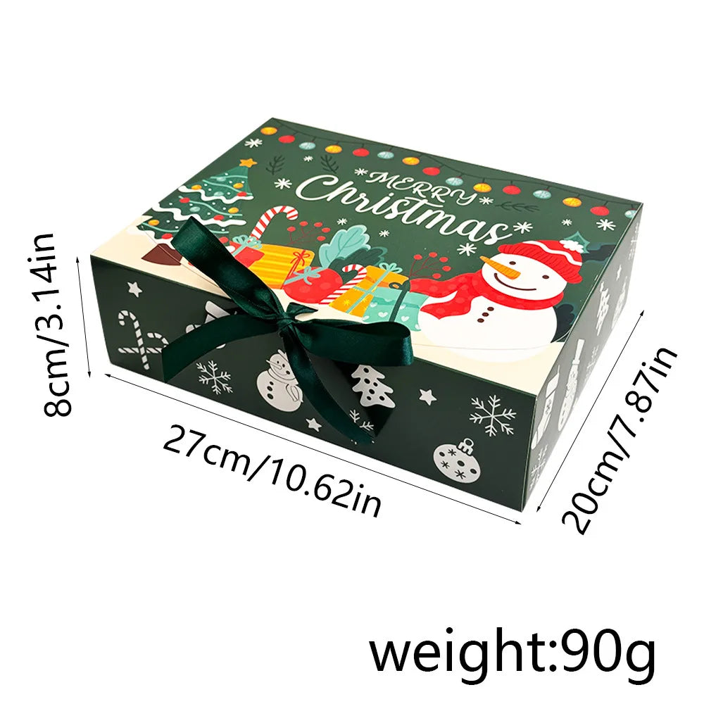 4/12pcs Large Christmas Gift Boxes with Lids - Elegant Party Favor Boxes, for Holiday Decorations, Wedding, Birthday, New Year'S
