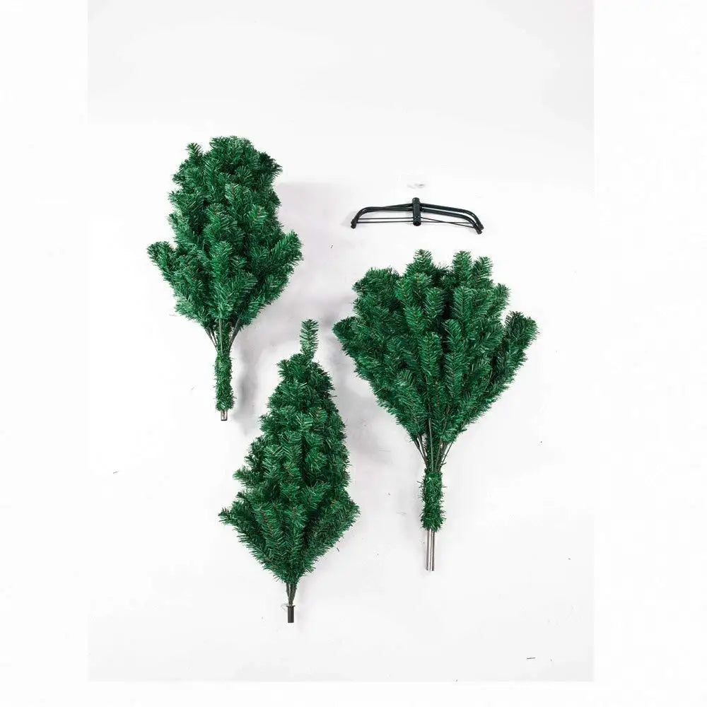 7ft Heavy-Duty Premium Christmas Tree, 1100 Tips, Full and Realistic Artificial Christmas Tree, with Metal Brackets, High-Quality PVC Branches, Easy to Assemble, Suitable for Luxury Home, Office and Commercial Decoration, Chr