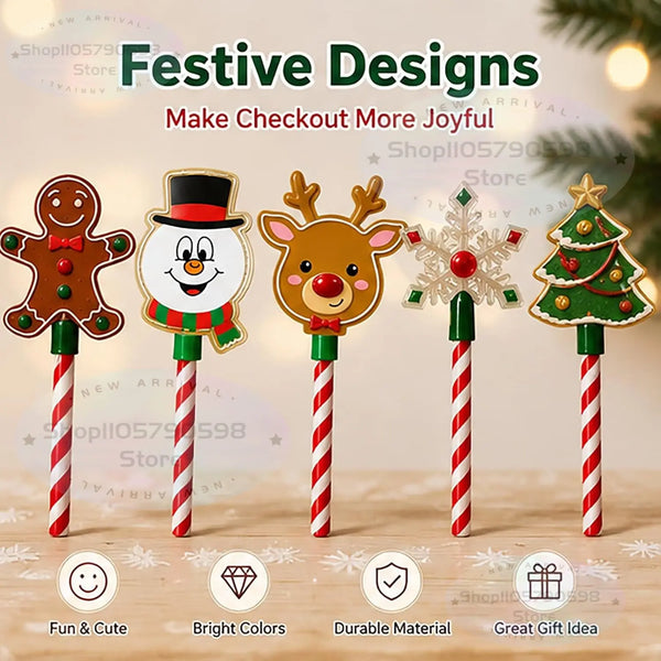 Christmas Payment Magic Wand,Credit Card Wand, Card Reader Payment, Fun Santa Payment Accessory for Christmas & Festive Shopping