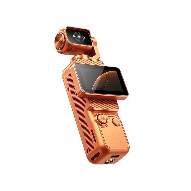Lenovo 4K Handheld Gimbal Camera With Wi-Fi Transfer Image Stabilization HD Rotating Screen for Travel Outdoor Vlogging