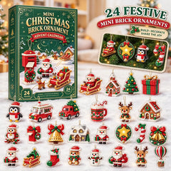 Christmas Building Block Pattern Advent Calendar,2027 Countdown Calendar Surprises Fidget for Adult Christmas Party Favors Gifts