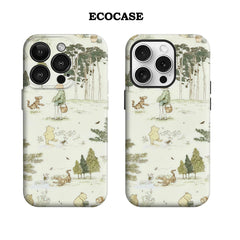 Bear Forest IPhone17 Must-Haves Phone Case for IPhone 17 16 15 14 13 12 11 Pro Max Plus Double-layer Back Cover