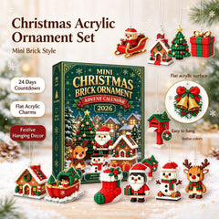 Christmas Building Block Pattern Advent Calendar,2027 Countdown Calendar Surprises Fidget for Adult Christmas Party Favors Gifts