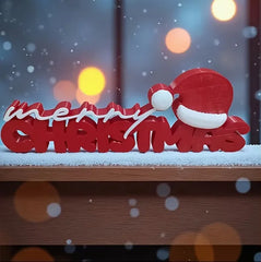 Merry Christmas Decorative Sign 1pc Decorative 3D Letter Board Perfect for Creating a Festive Atmosphere Christmas Decoration