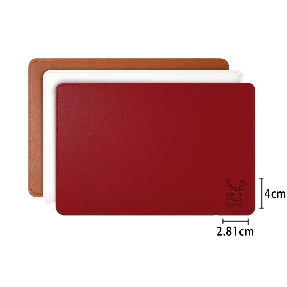 Christmas Decorations Christmas Placemats, Heat Insulation Table Mats, Bowl Pads, Atmosphere Western Table Mats