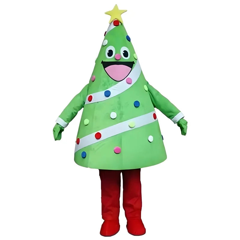 Cartoon Santa Claus/Christmas Tree/Snowman/Elk Walking Doll Costume Christmas Performance Costume