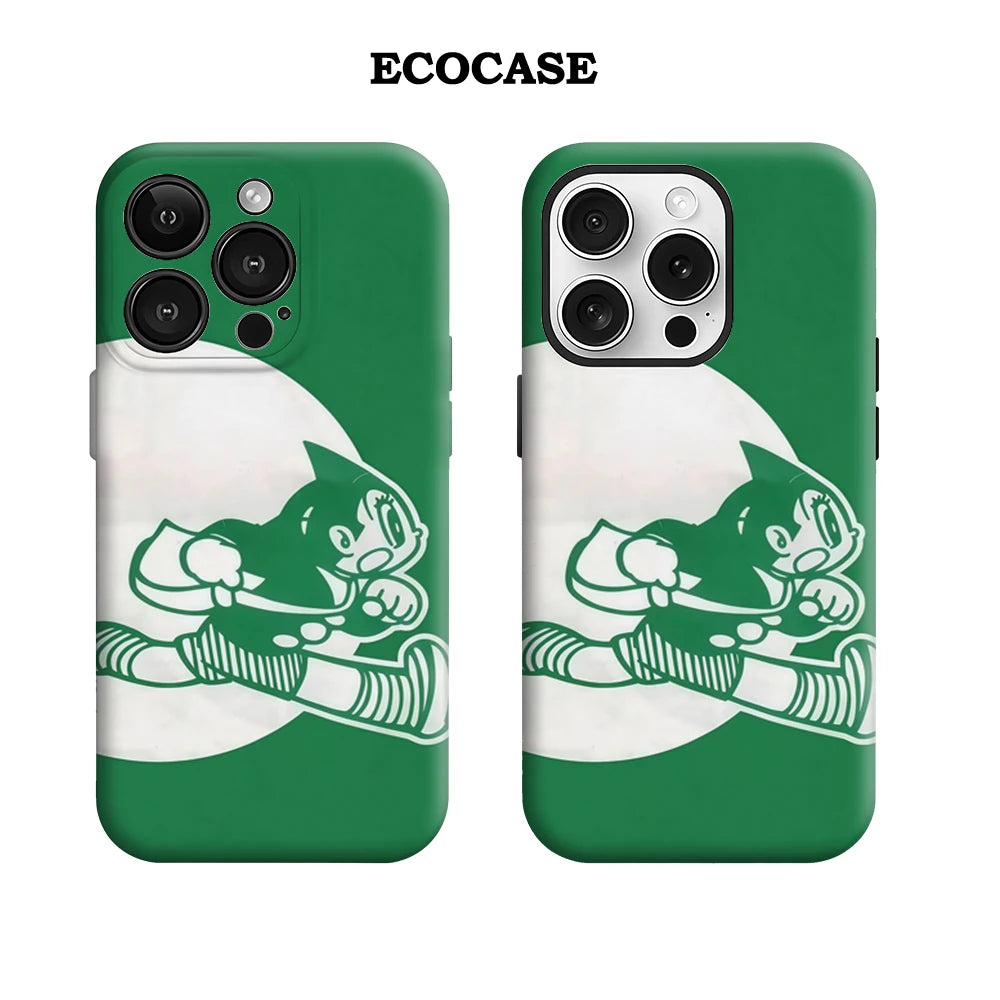 Astro Boy Running IPhone17 Must-Haves Phone Case for IPhone 17 16 15 14 13 12 11 Pro Max Plus Double-layer Back Cover