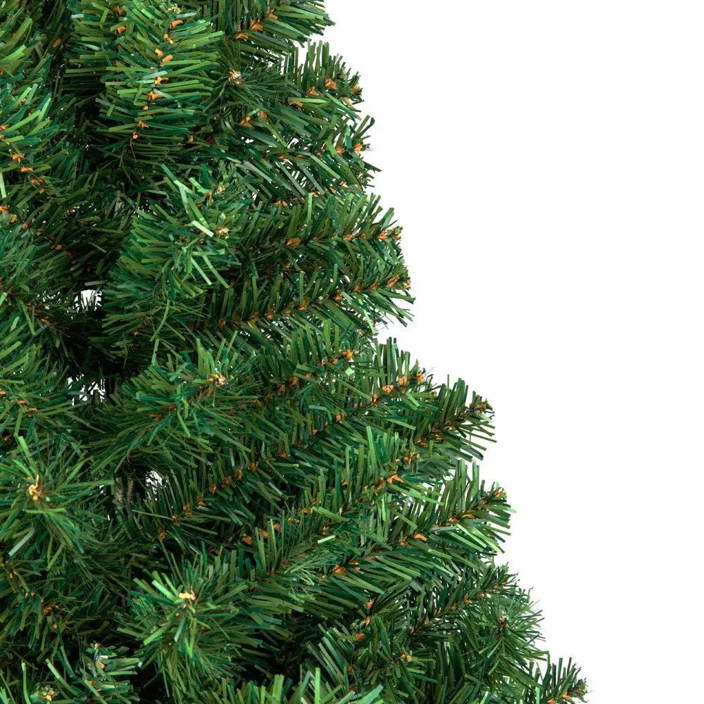 7ft Heavy-Duty Premium Christmas Tree, 1100 Tips, Full and Realistic Artificial Christmas Tree, with Metal Brackets, High-Quality PVC Branches, Easy to Assemble, Suitable for Luxury Home, Office and Commercial Decoration, Chr