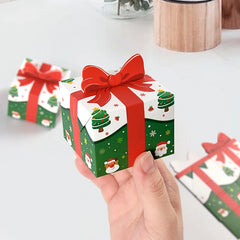 10/30/50PCS 2024 New Christmas New Personalised Christmas Eve Gift Box Xmas Present Party Favour Foldable Gift Boxes