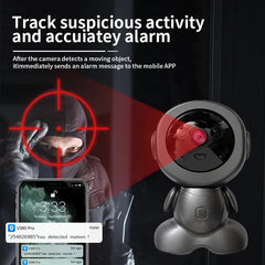 Home Surveillance Camera 4K IP Camera WiFi Security Camera Smart Home Auto Tracking CCTV Wireless Security Baby Monitor Camera