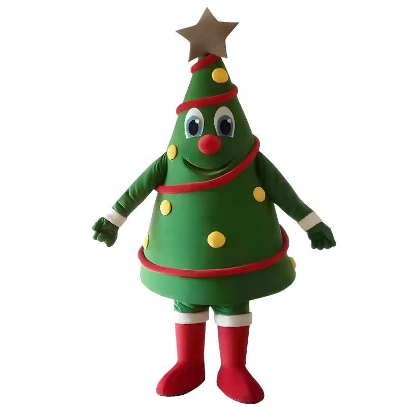 Cartoon Santa Claus/Christmas Tree/Snowman/Elk Walking Doll Costume Christmas Performance Costume