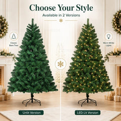 Large Artificial Christmas Tree PVC Encrypted with LED Lights Christmas Tree 120m To 300cm Family Christmas New Yea Party Decor