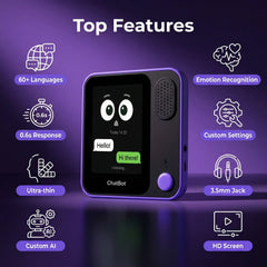 AI Voice Chatbot Custom Free GPT Companion Chatbot Multilingual Emotion Recognition Privacy Protection Free Shipping