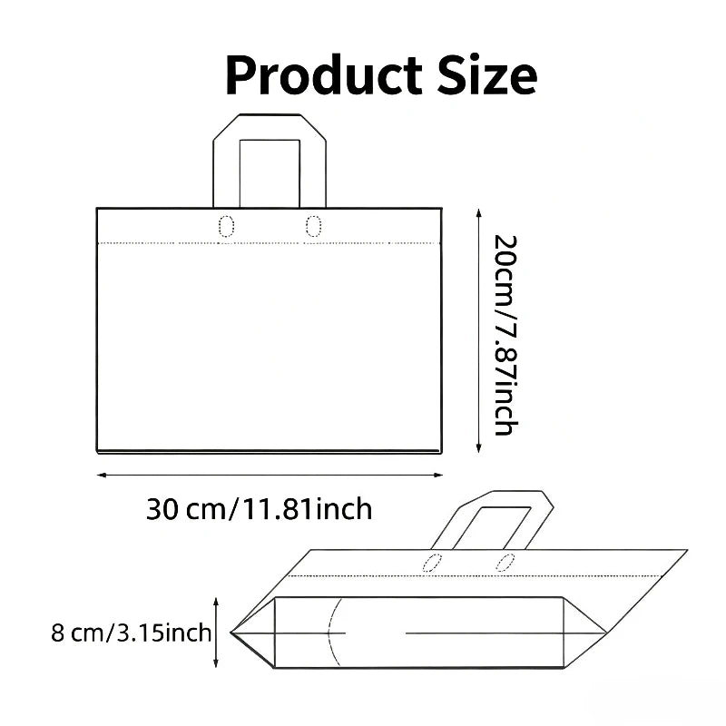 10 Pcs Christmas Gift Bags Mixed Plastic Tote Bags Reusable Candy Packaging Bags For Xmas Party Holiday Decor Friend Gifts