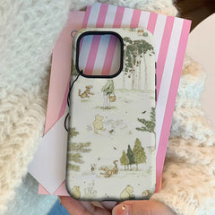 Bear Forest IPhone17 Must-Haves Phone Case for IPhone 17 16 15 14 13 12 11 Pro Max Plus Double-layer Back Cover