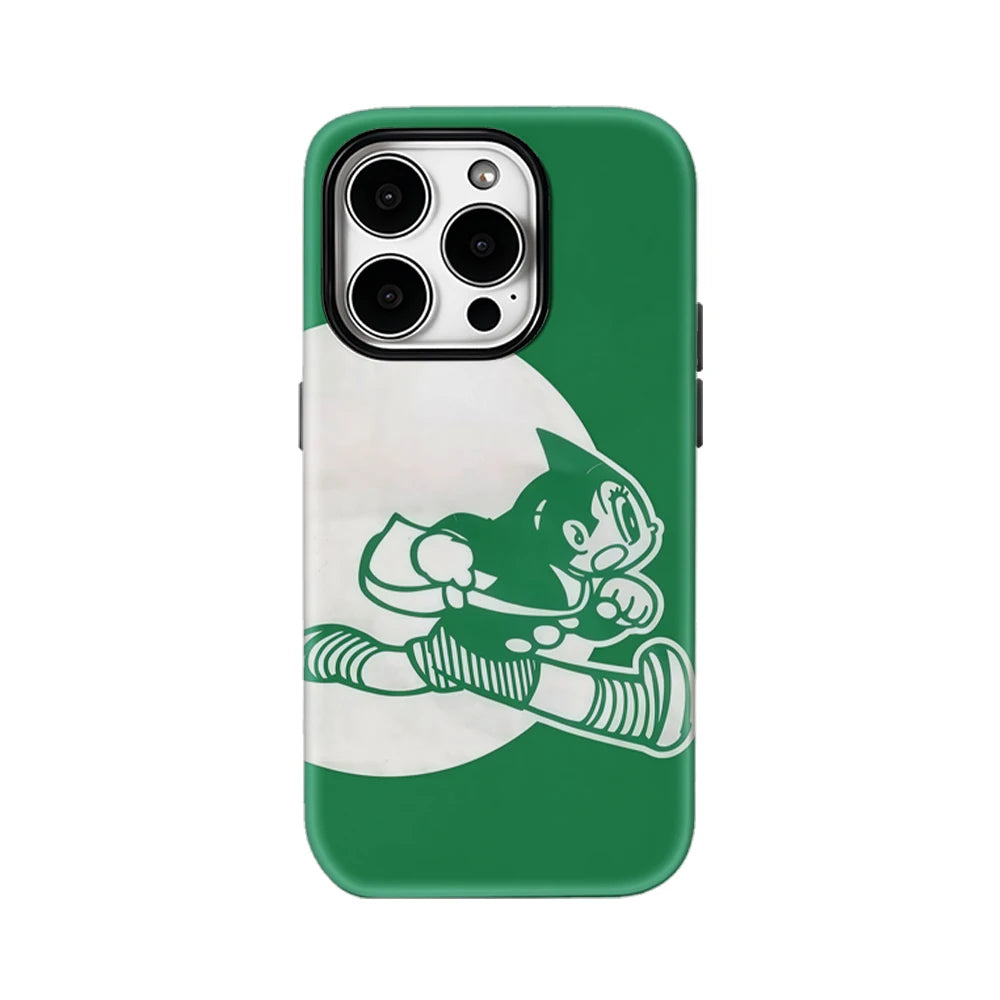 Astro Boy Running IPhone17 Must-Haves Phone Case for IPhone 17 16 15 14 13 12 11 Pro Max Plus Double-layer Back Cover