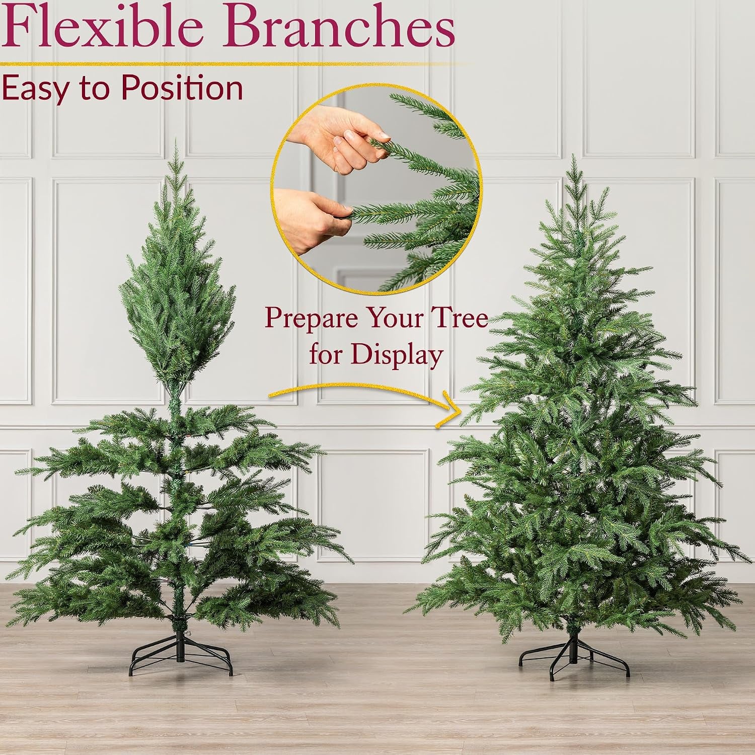 Nordmann Fir Christmas Tree, 6Ft